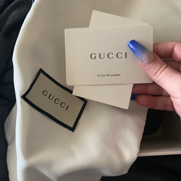 100% AUTHENTIC GUCCI SLIDES GOLD/BROWN SIZE UK 7 - Picture 4 of 5